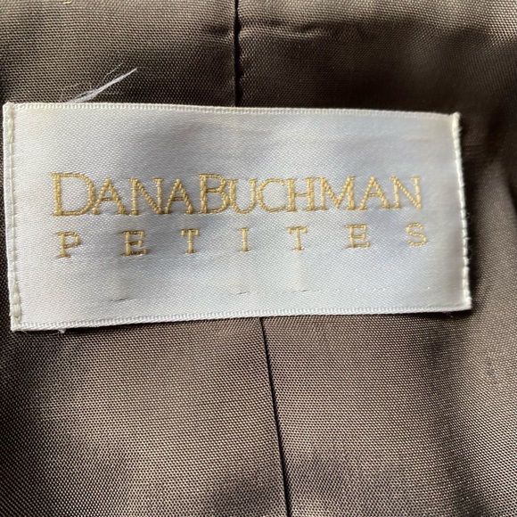 DANA BUCHMAN SILK/LINEN BLEND BLAZER Sz PETITE 10 - Picture 7 of 12